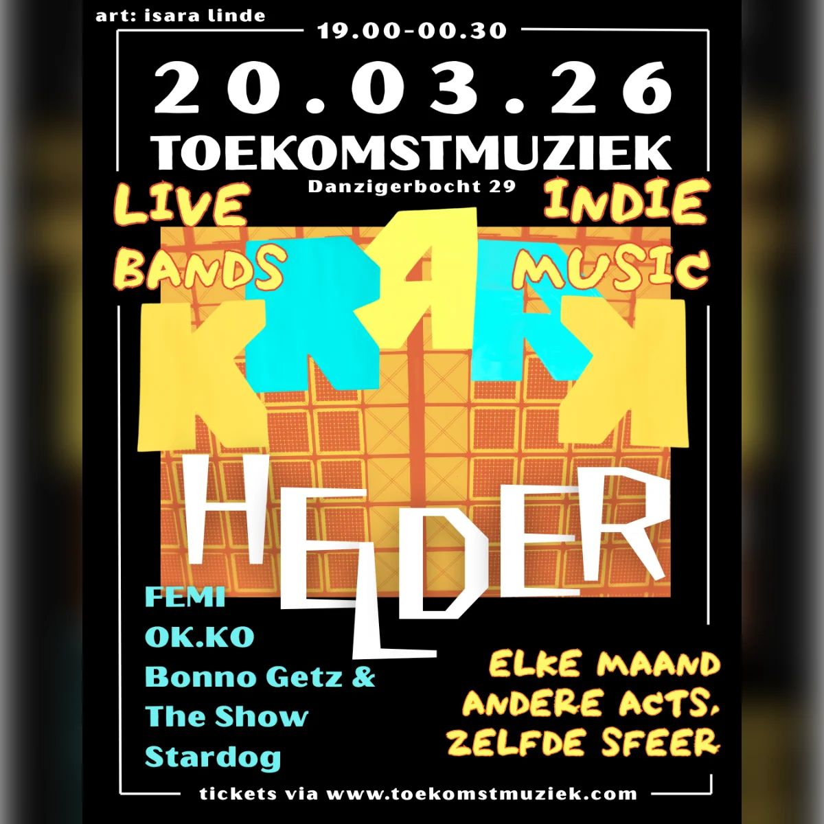 Kraakhelder vol. 3 feat FEMI, Bonno Getz & The Show, OK.KO, stardog