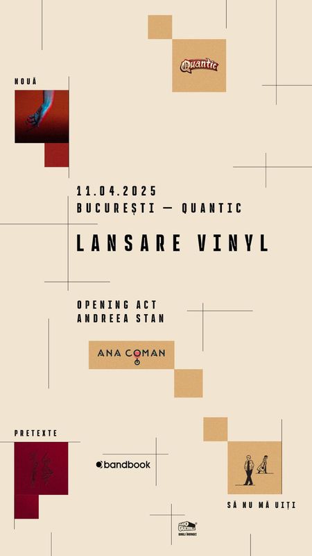 Ana Coman • Lansare vinyl „Nouă pretexte să nu mă uiți”