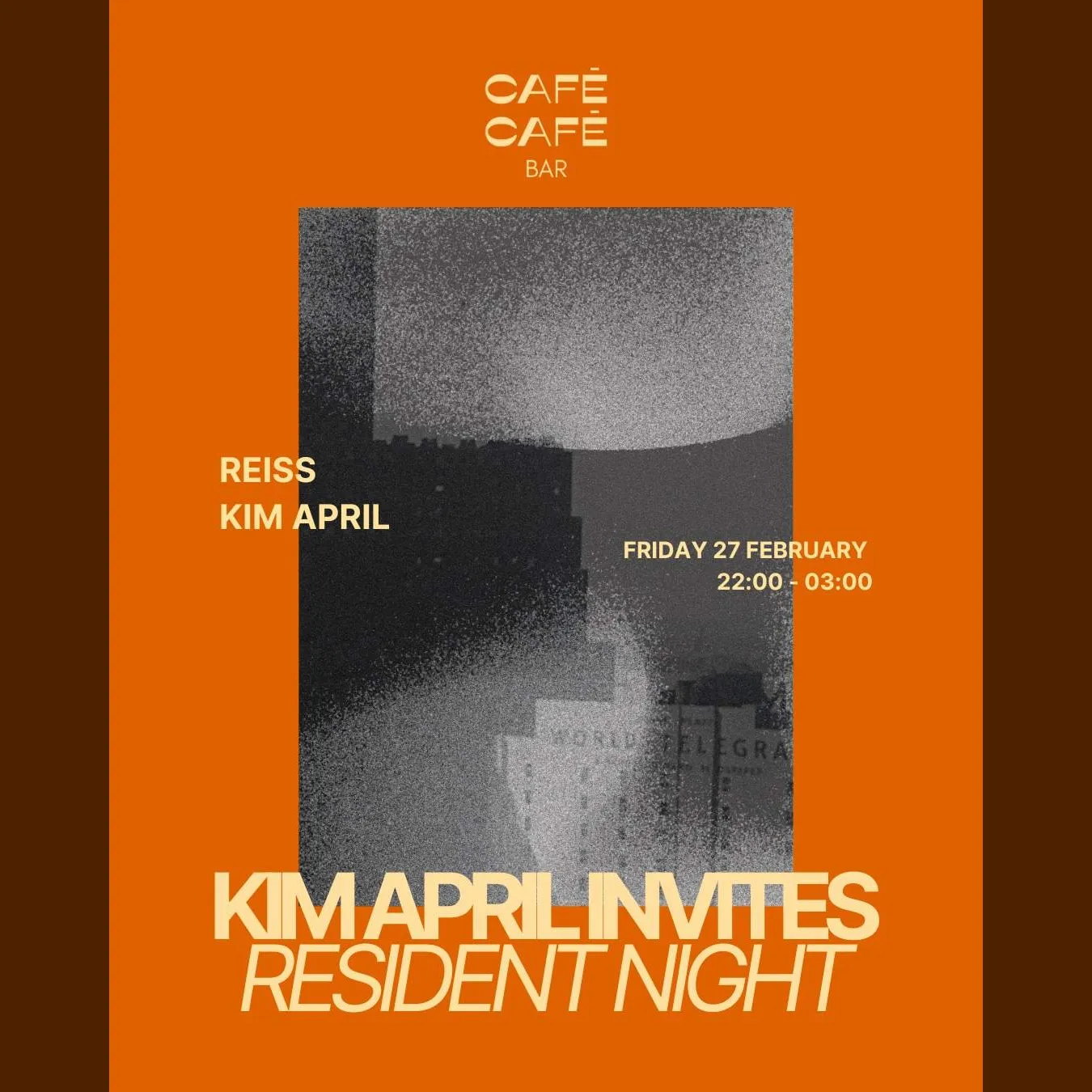 Resident night: Kim April invites Reiss