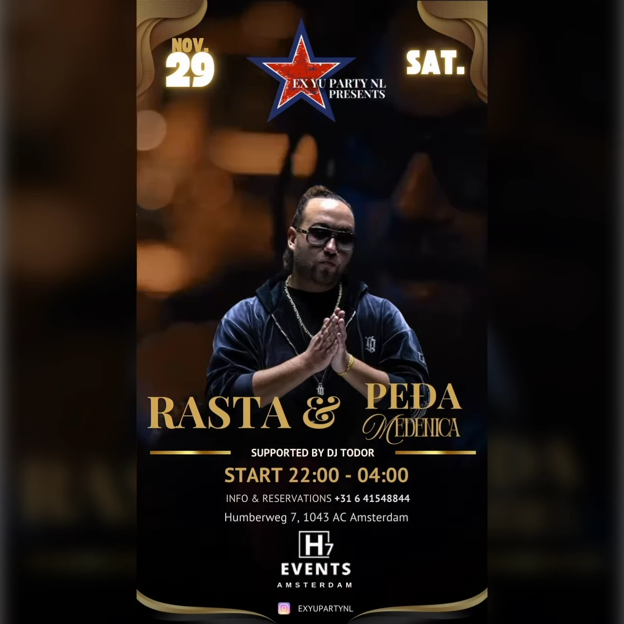 Rasta i Peda Medenica dolaze u Holandiju