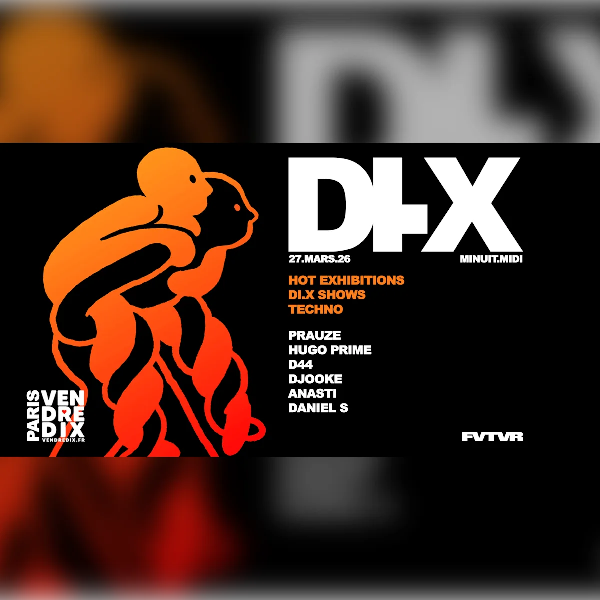 DI.X.Minuit.Midi: Prauze, D44, Hugo Prime, Djooke, Anasti