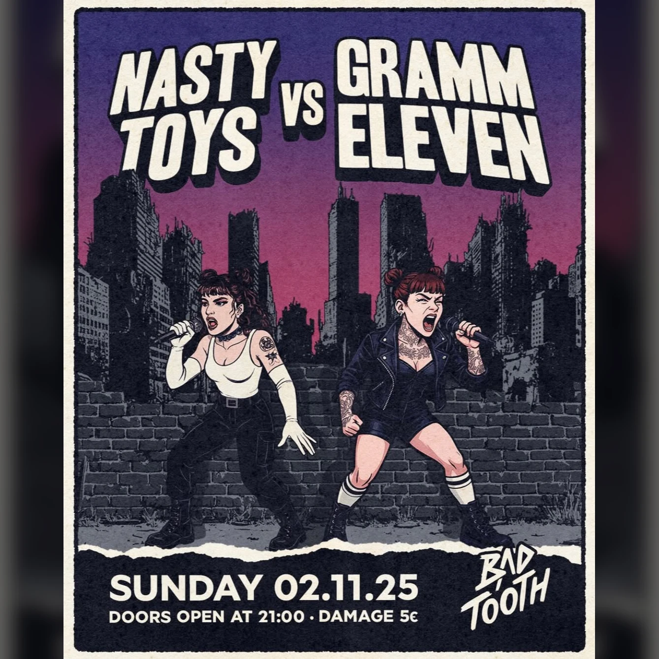 Nasty Toys vs Gramm Eleven
