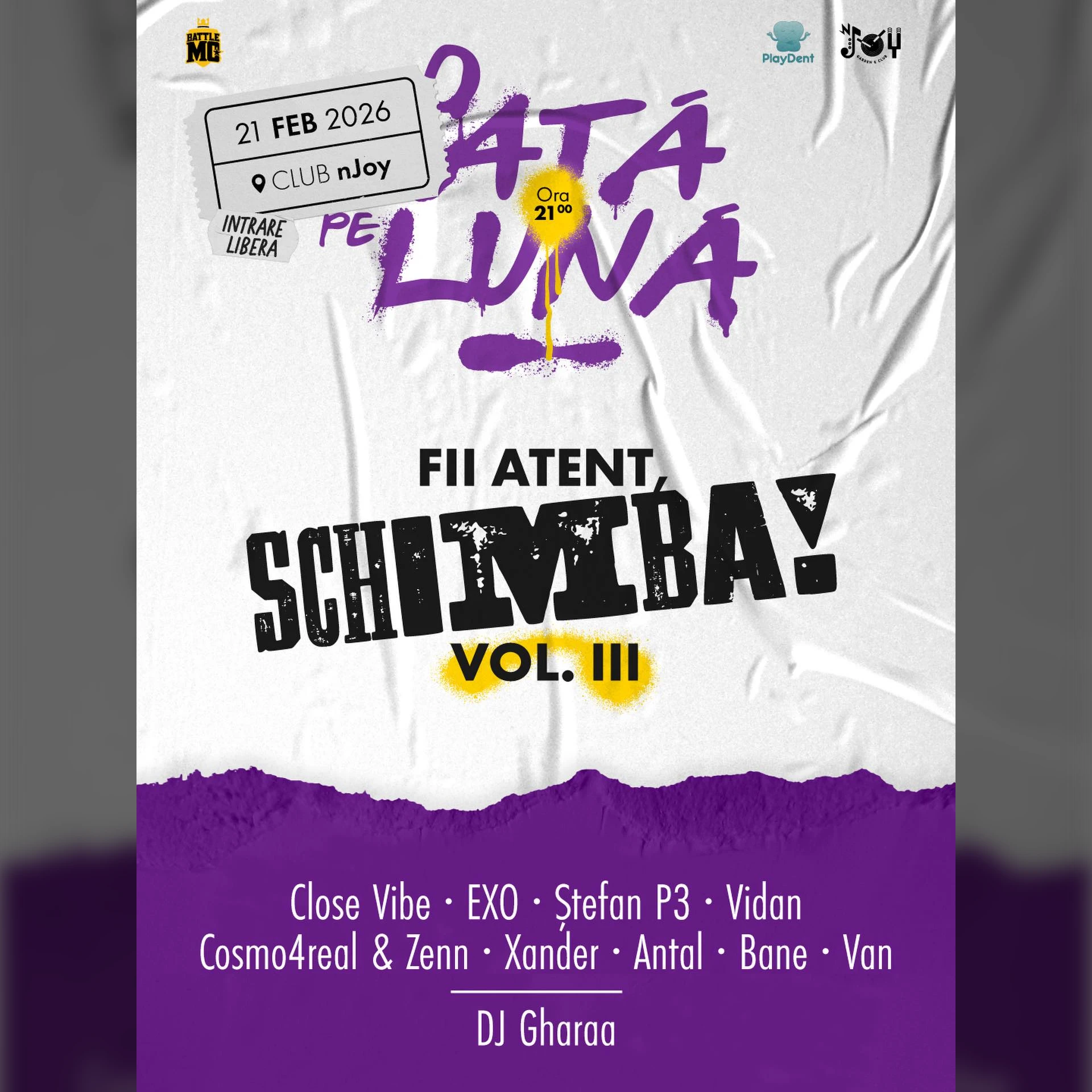 Fii Atent, Schimba Vol.3