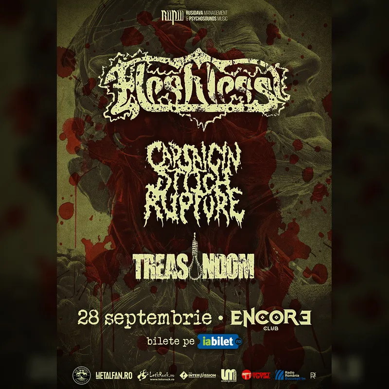 Fleshless, Capsaicin Stitch Rupture, Treasondom 