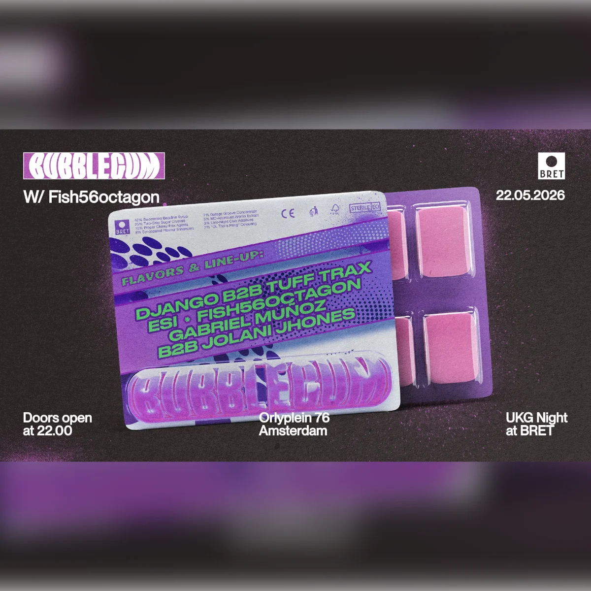 Bubblegum - Fish56octagon