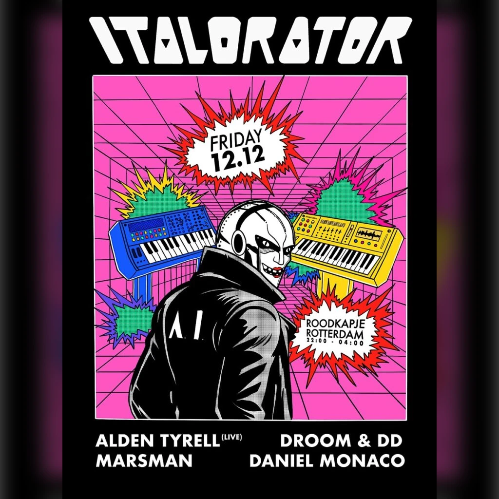 Italorator: Alden Tyrell (live), Marsman, Droom & DD, Daniel Monaco