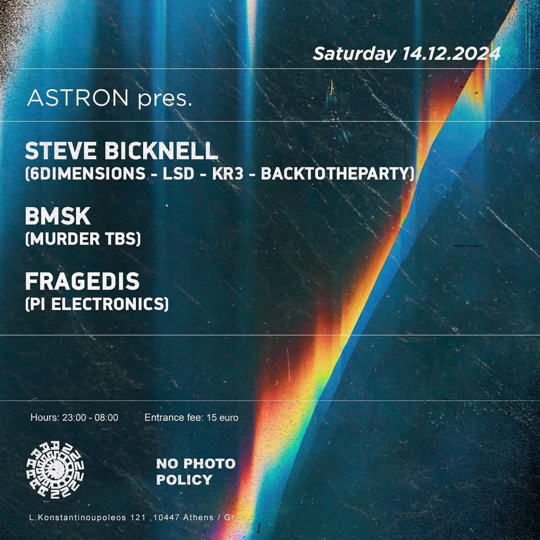 Astron pres. Steve Bicknell (6dimensions - LSD - KR3 - backtotheparty)