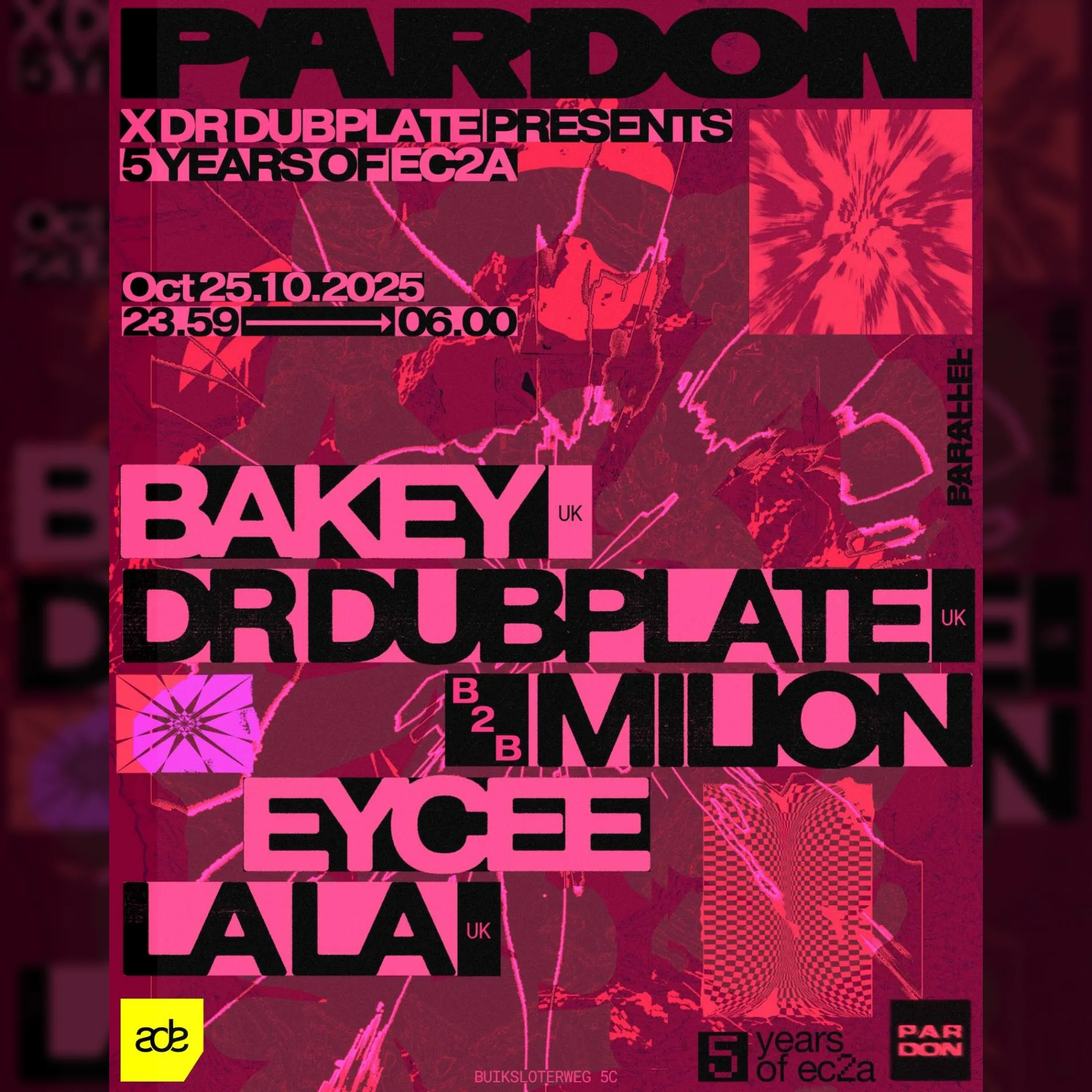 PARDON & Dr Dubplate present: 5 years of ec2a