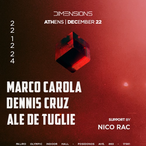 Dimensions | MARCO CAROLA - DENNIS CRUZ - ALE