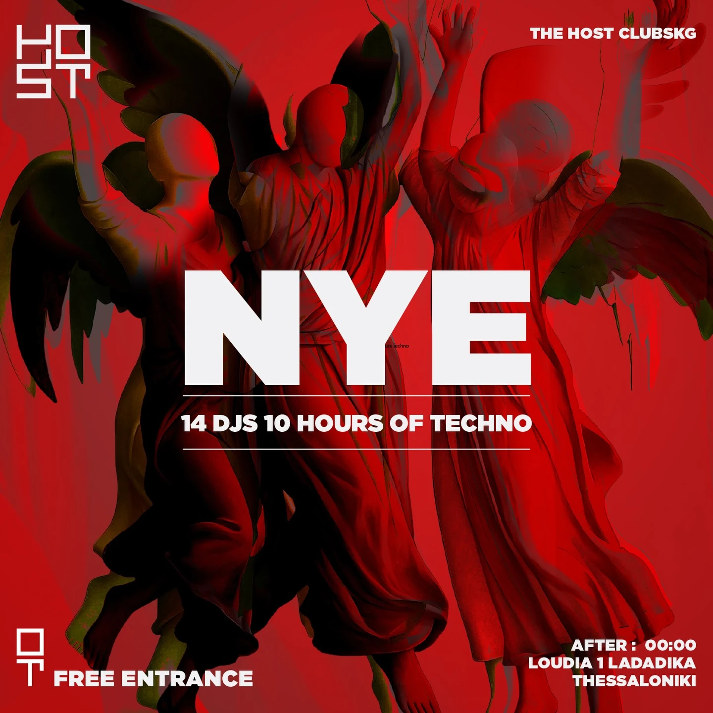 NYE 10 hours of Techno