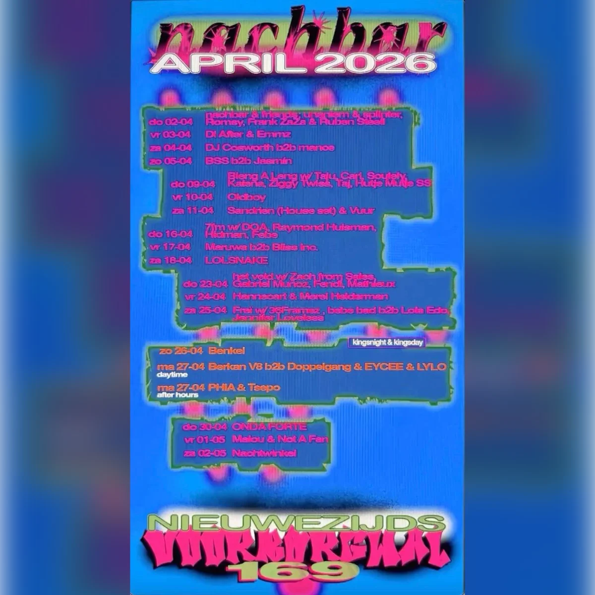 Koningsdag OVERDAG BUITEN W/ Berkan V8 b2b Doppelgang & EYCEE & LYLO