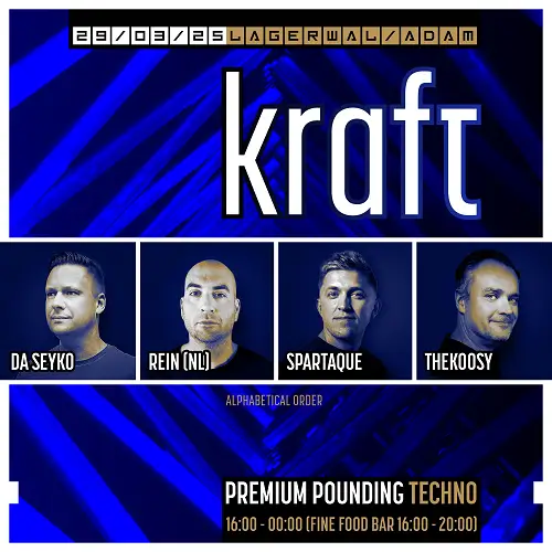 KRAFT Premium Pounding Techno 29th of March 2025
