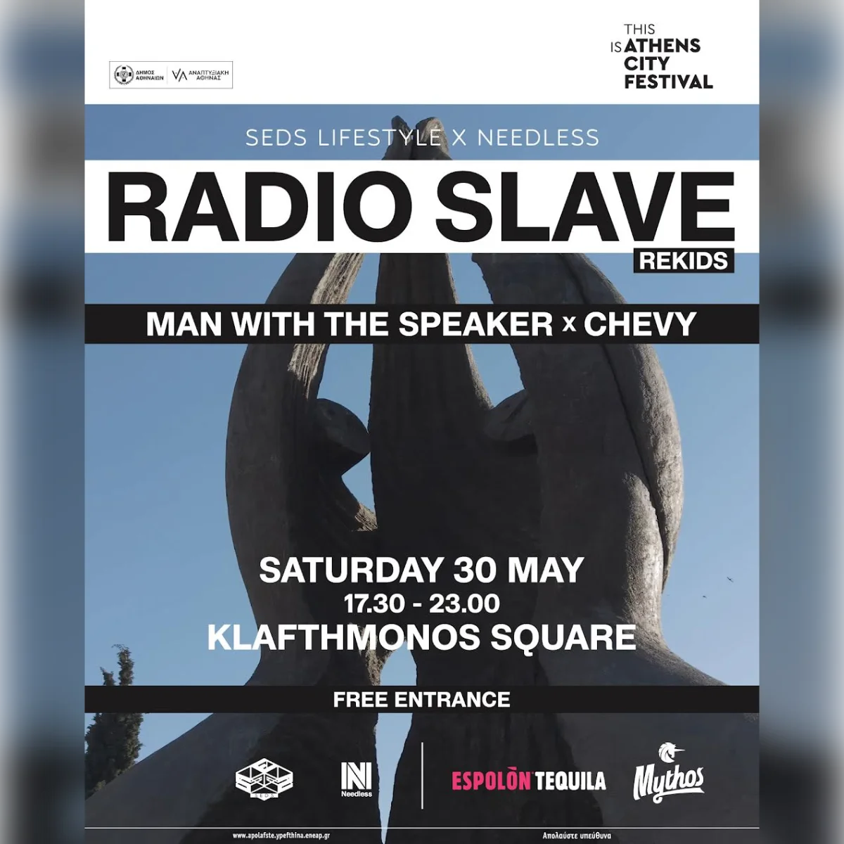  RADIO SLAVE (Rekids) w/ MAN WITH THE SPEAKER x CHEVY 