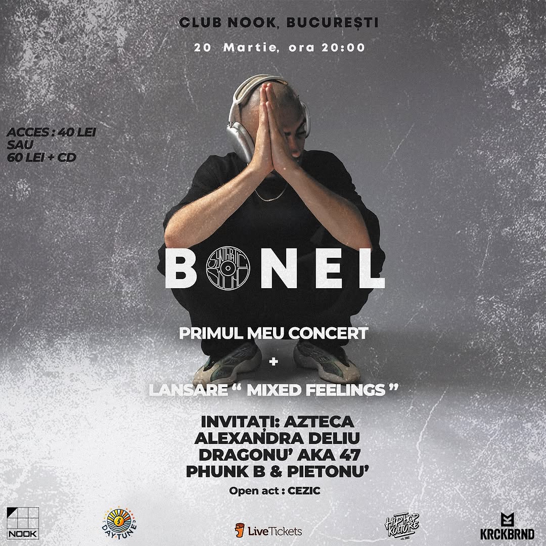 Bonel - ,,Primul Meu Concert" + Lansare ,,MIXED FEELINGS"