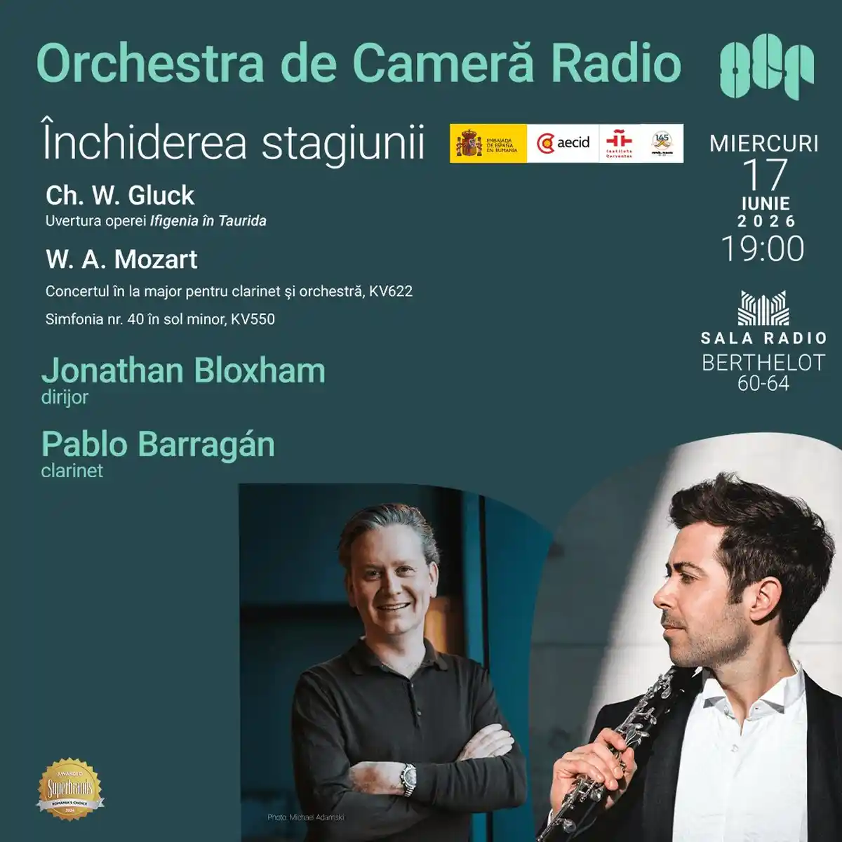 Pablo Barragán, Jonathan Bloxham, OCR, Ceaikovski/Mozart