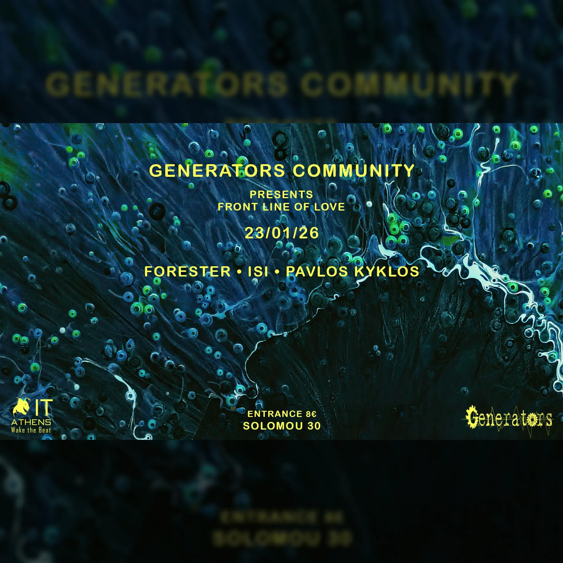 Generators community presents front line of love