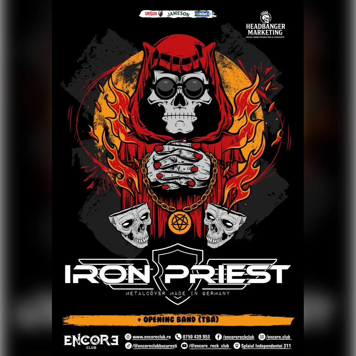 Iron Priest x opening band (TBA)