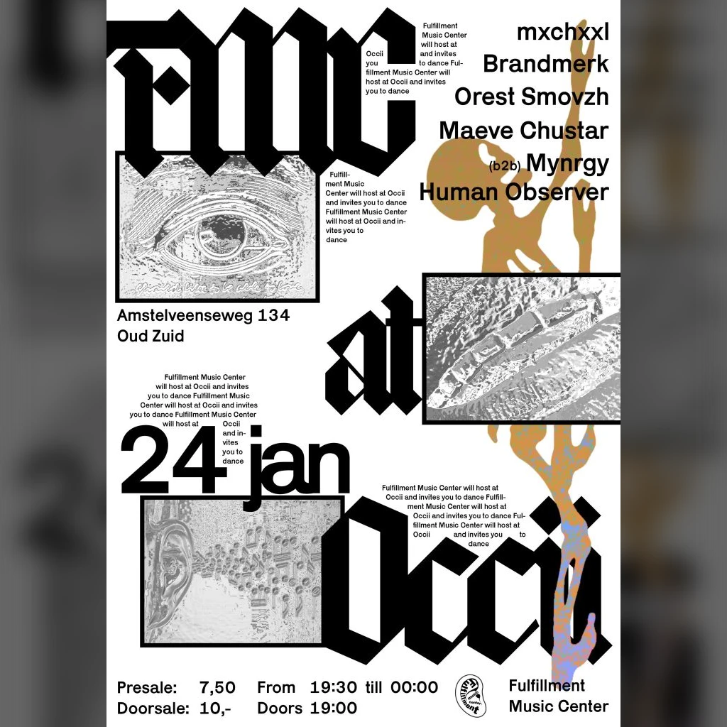 FMC presents: CONDENSED MUSIC+ Maeve Chustar + Mxchxxl + BRANDMERK + Mynergy b2b Human Observer