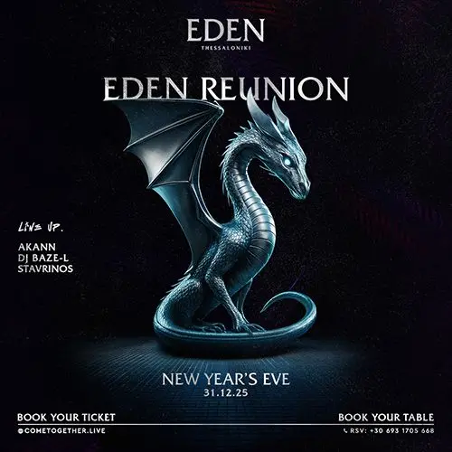 New Year's Eve at Eden Thessaloniki.