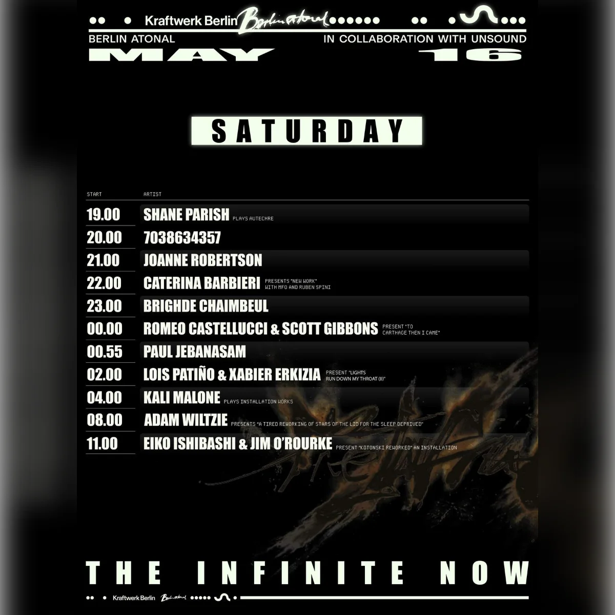 Berlin Atonal / The Infinite Now