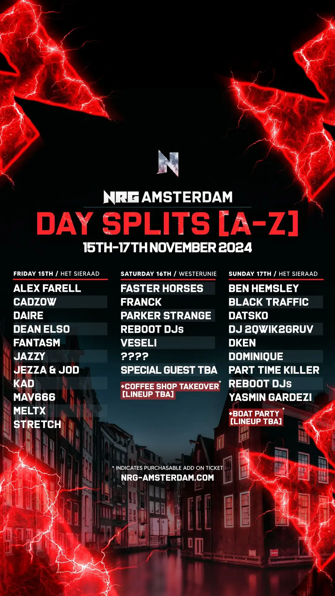 Day 1 | NRG Amsterdam