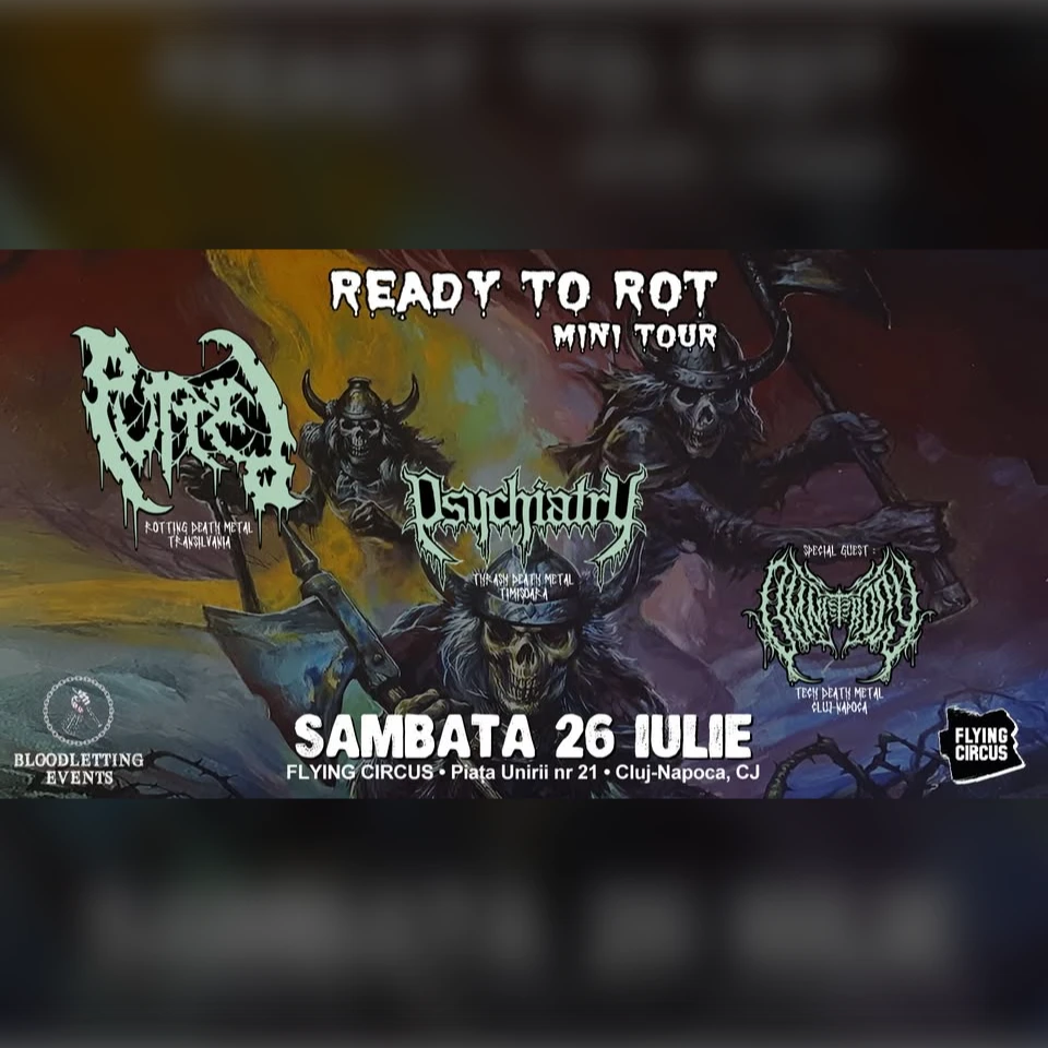 Ready to Rot - Mini Tour | Putred x Psychiatry x Omnitrocy