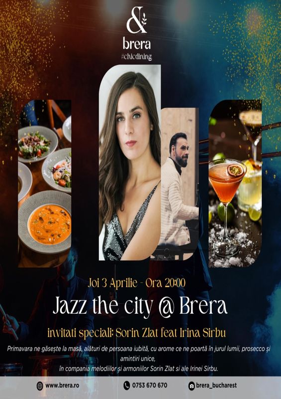 Jazz The City | Invitați Speciali: Sorin Zlat & Irina Sîrbu