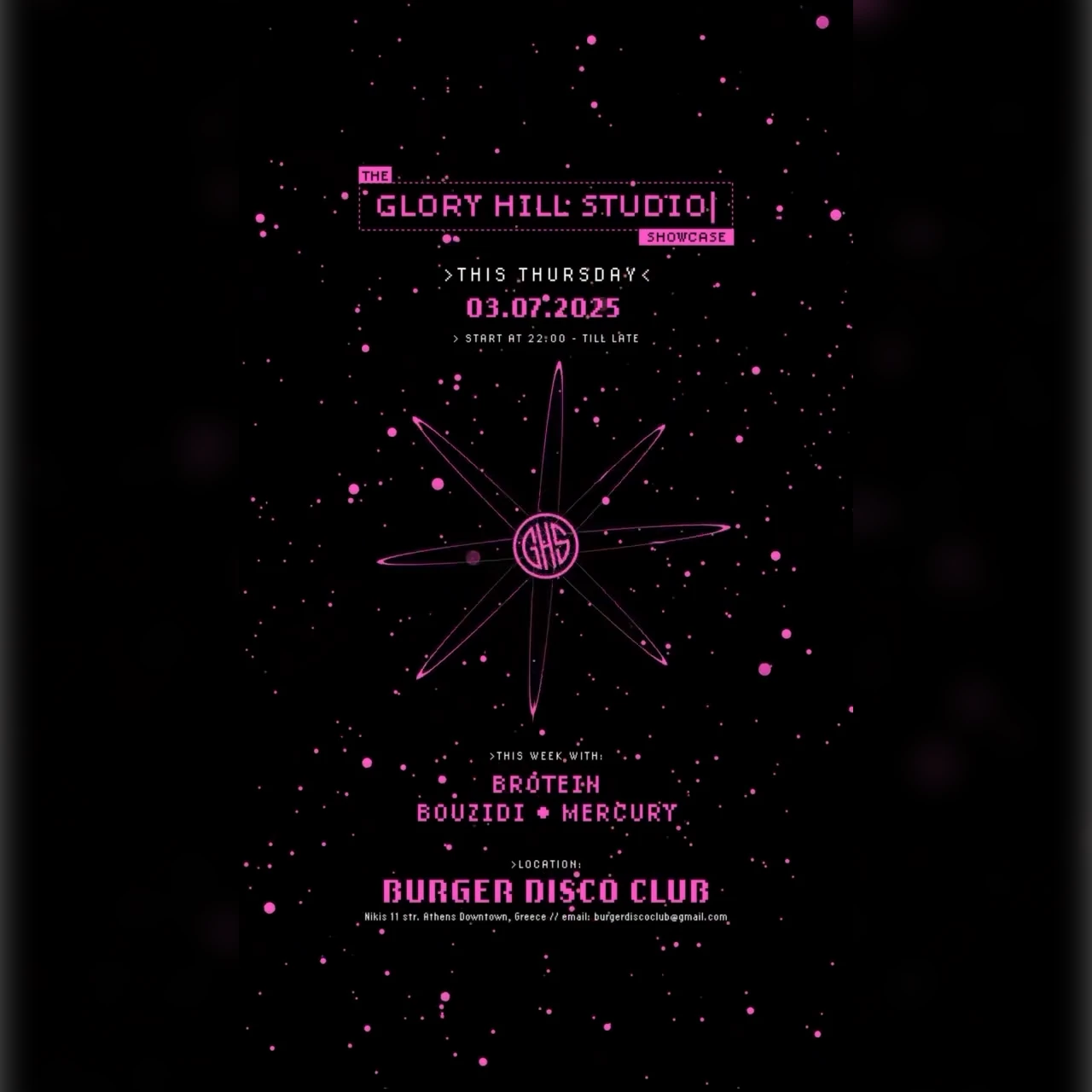 THE GLORY HILL STUDIO SHOWCASE