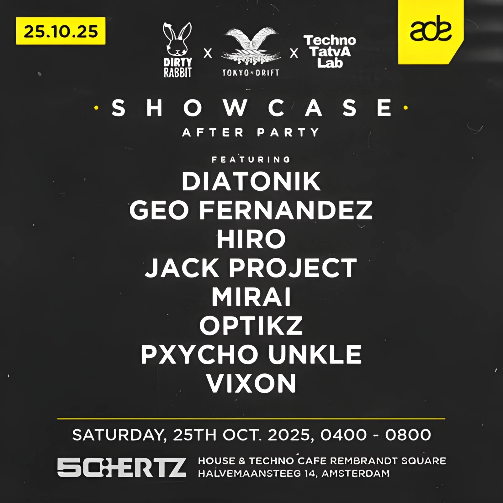 Dirty Rabbit x Tokyo Drift x Techno Tatva Lab