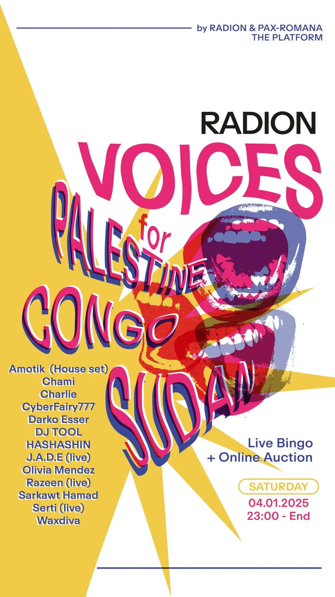 Voices by RADION, PAX-ROMANA & THE PLATFORM