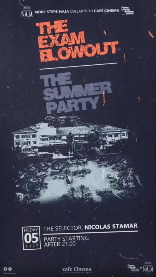 THE EXAM BLOWOUT THE SUMMER PARTY