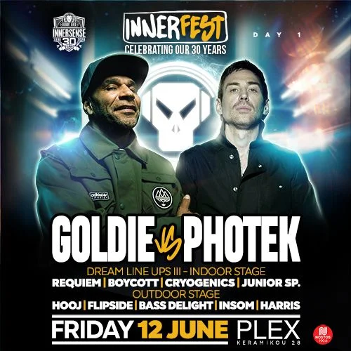 INNERFEST DAY 1 - GOLDIE vs. PHOTEK plus Local DJs