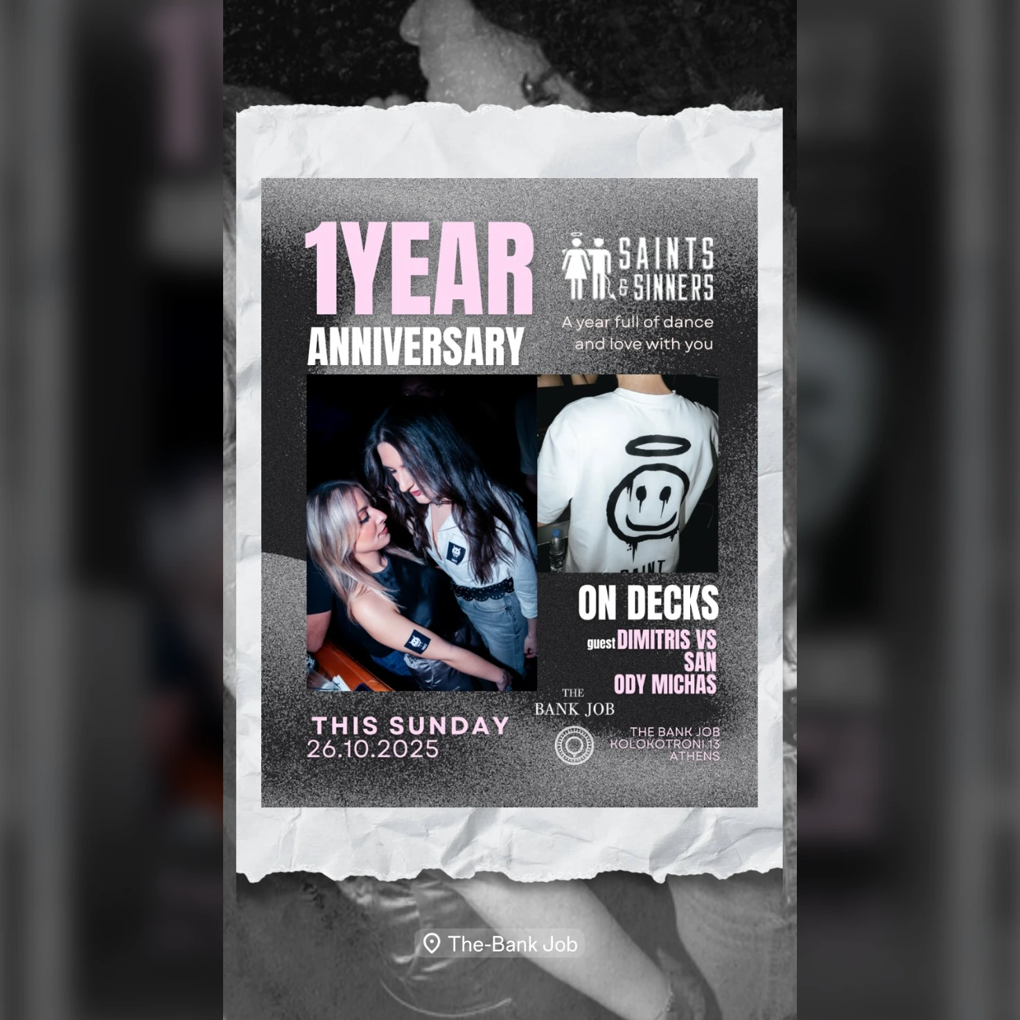 Saints & Sinners 1 Year Anniversary