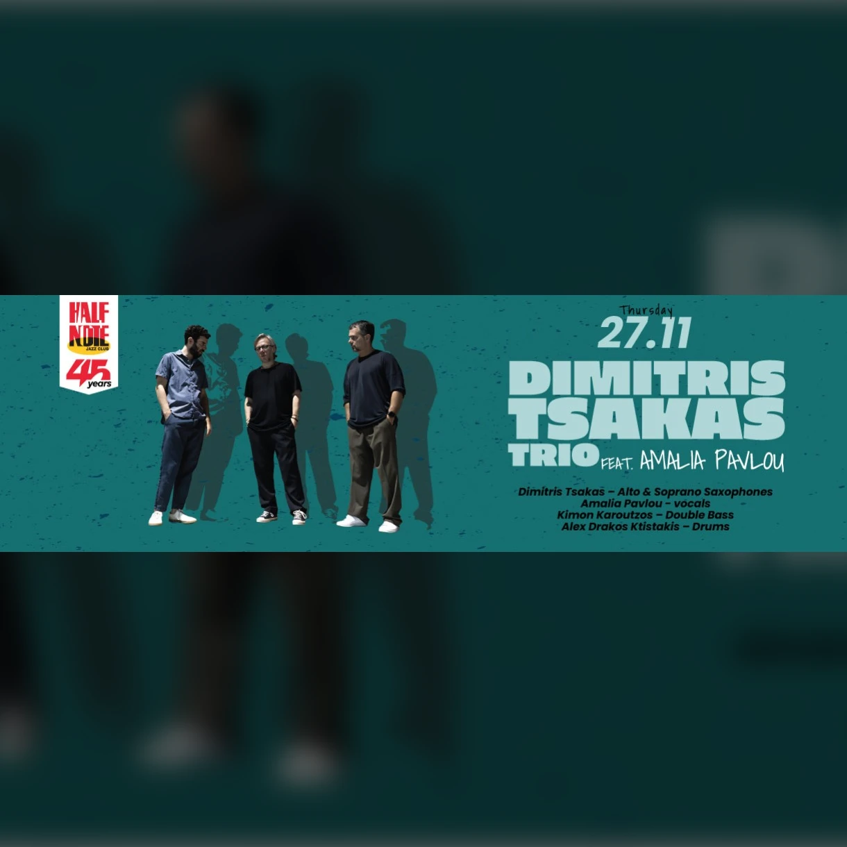 Dimitris Tsakas Trio Feat. Amalia Pavlou