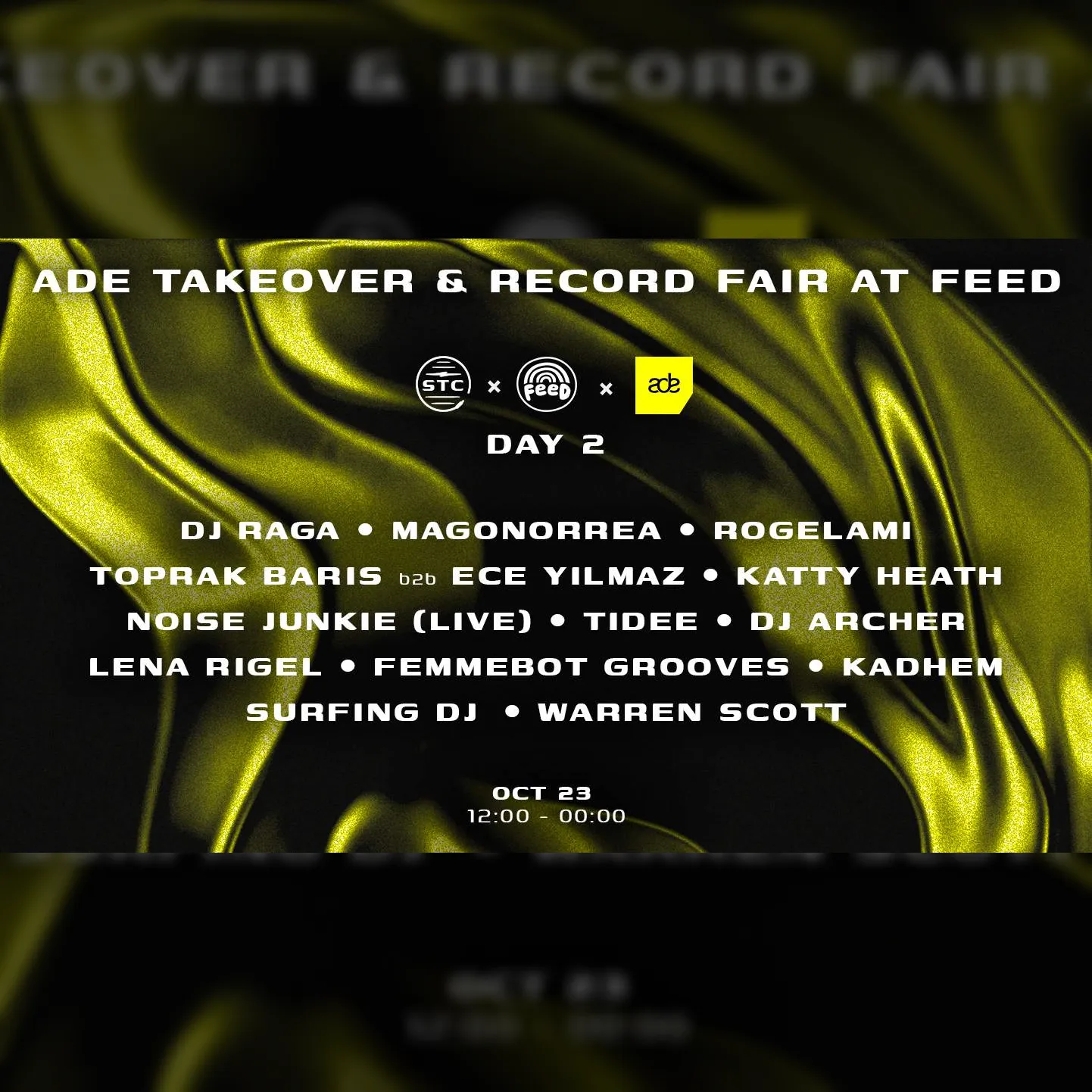 Day 2 | Sonic Tonic Collective ADE Takeover & Record Fair at Feed