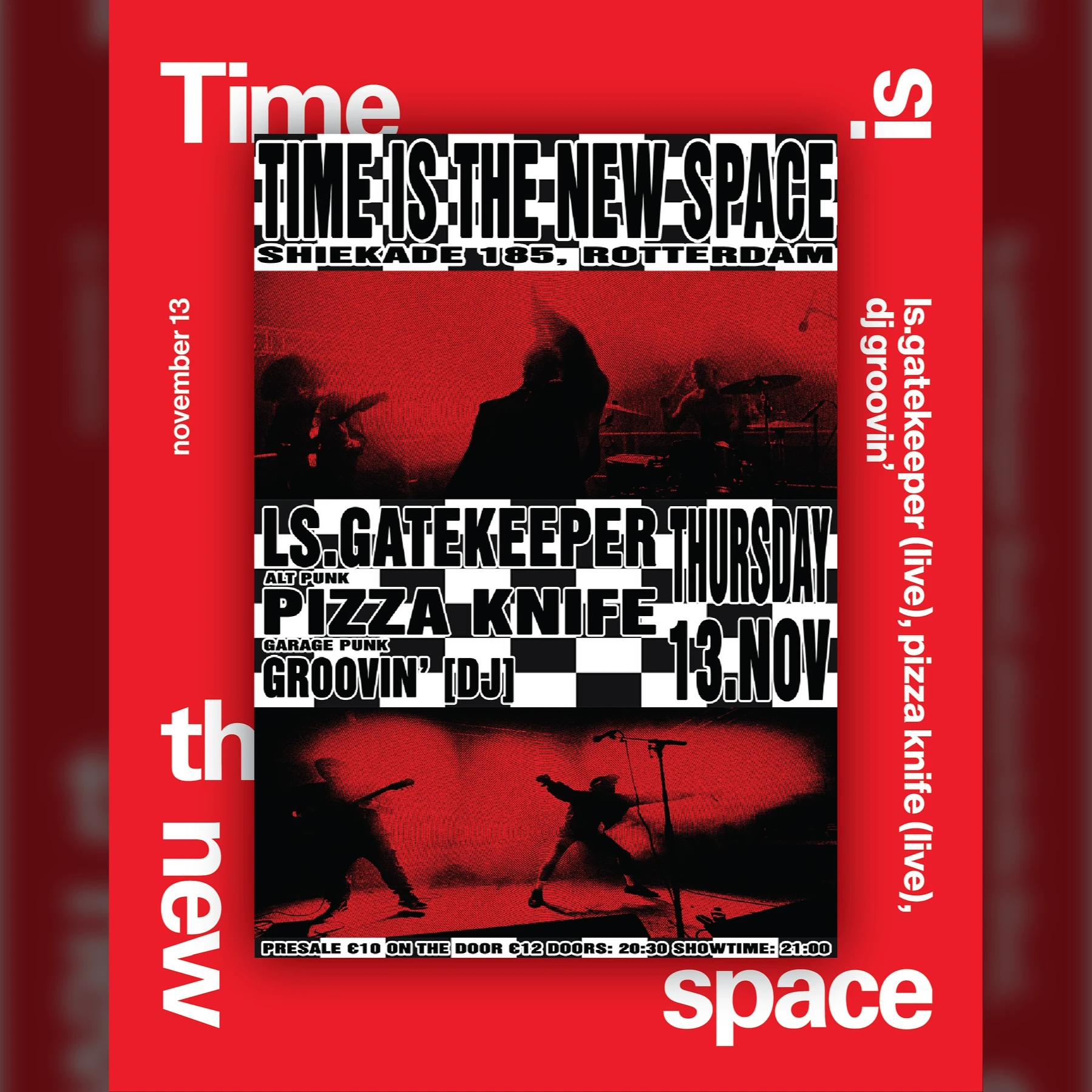 LS GATEKEEPER (LIVE) + PIZZA KNIFE (LIVE) + DJ GROOVIN