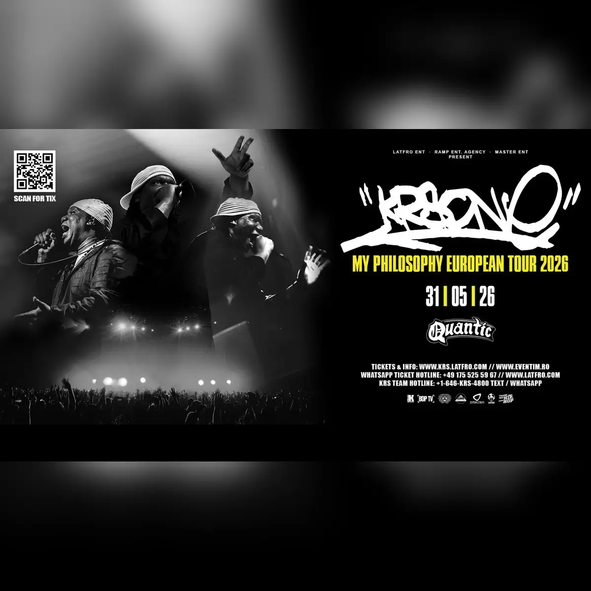 KRS-One – My Philosophy European Tour 2026