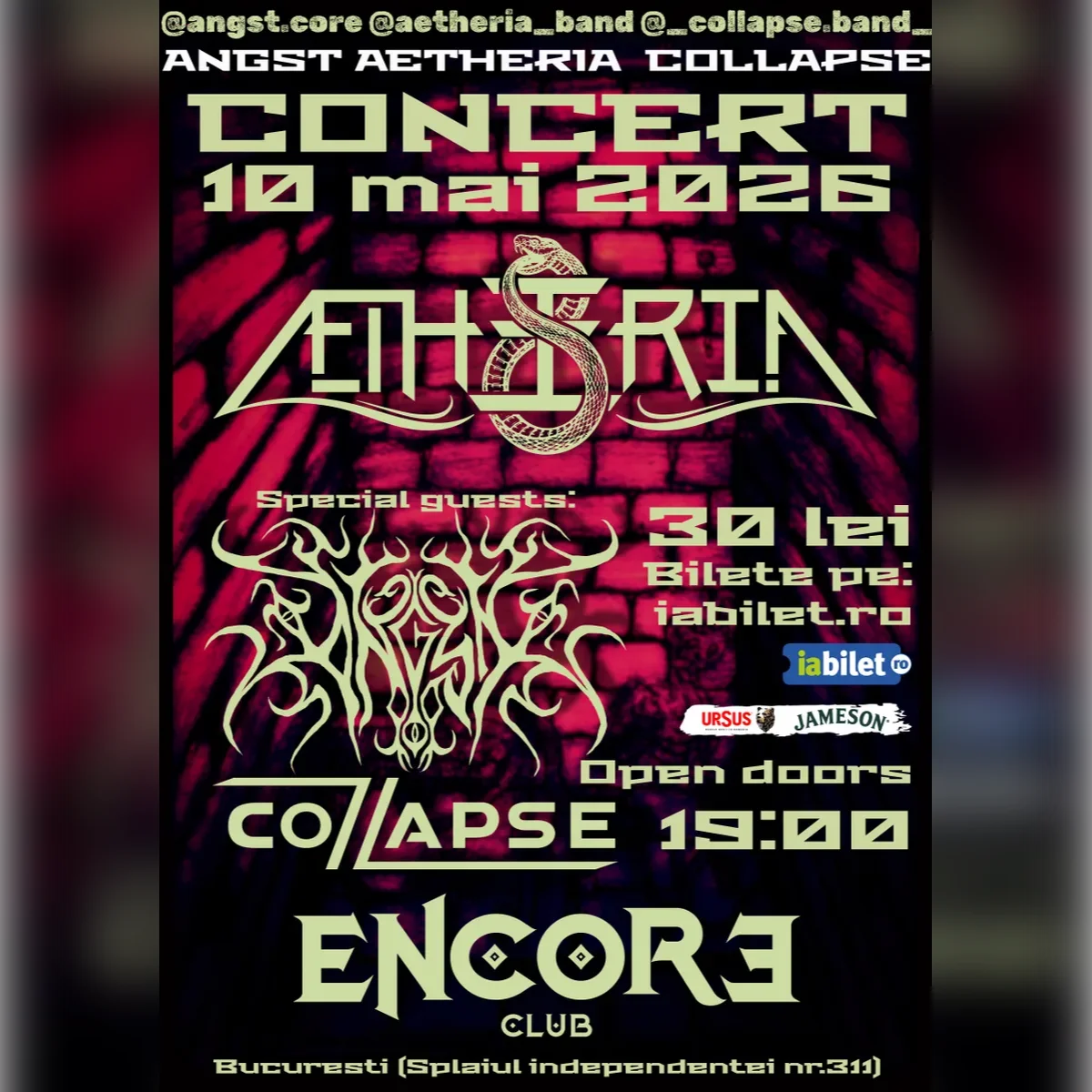 Concert Angst x Aetheria x Collapse 