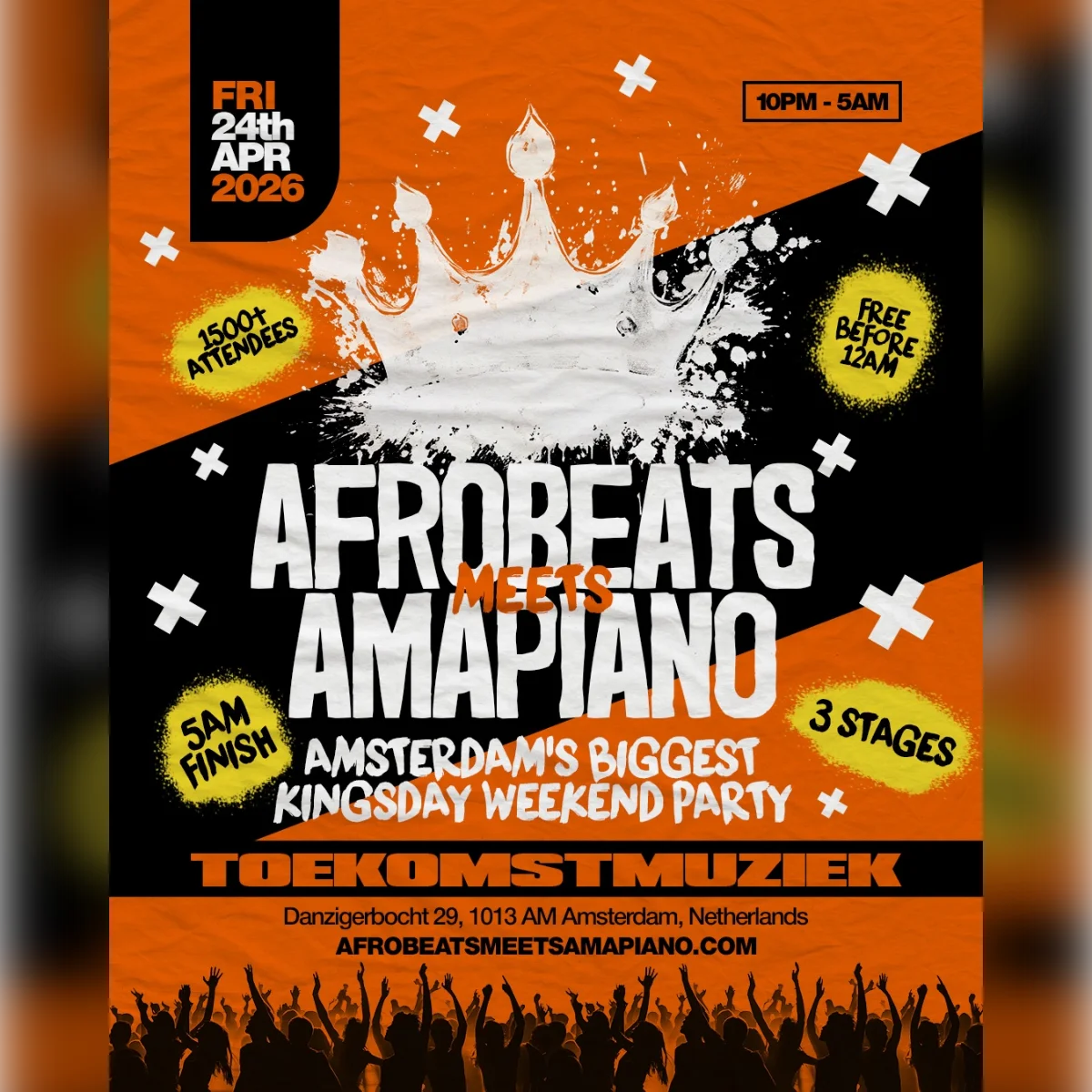 Afrobeats Meets Amapiano Kingsday Weekend