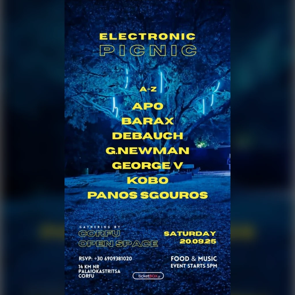 Electronic Picnic at Corfu Open Space Events