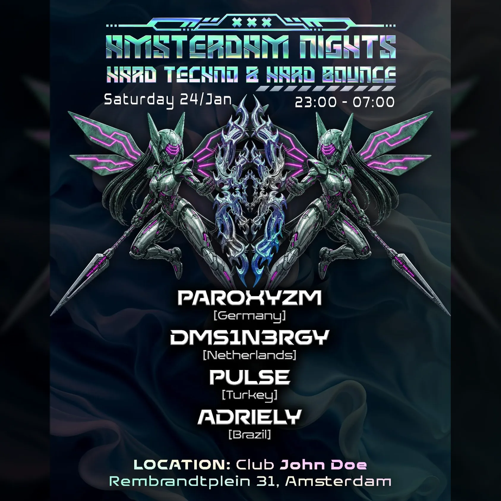 Amstrerdam Nights: Hard Techno Rave 