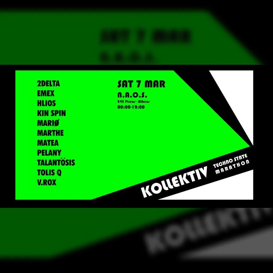 KOLLEKTIV: TECHNO STATE MARATHON