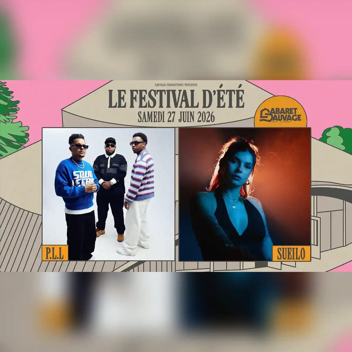 Festival d’Été 2026: P.L.L • Sueilo
