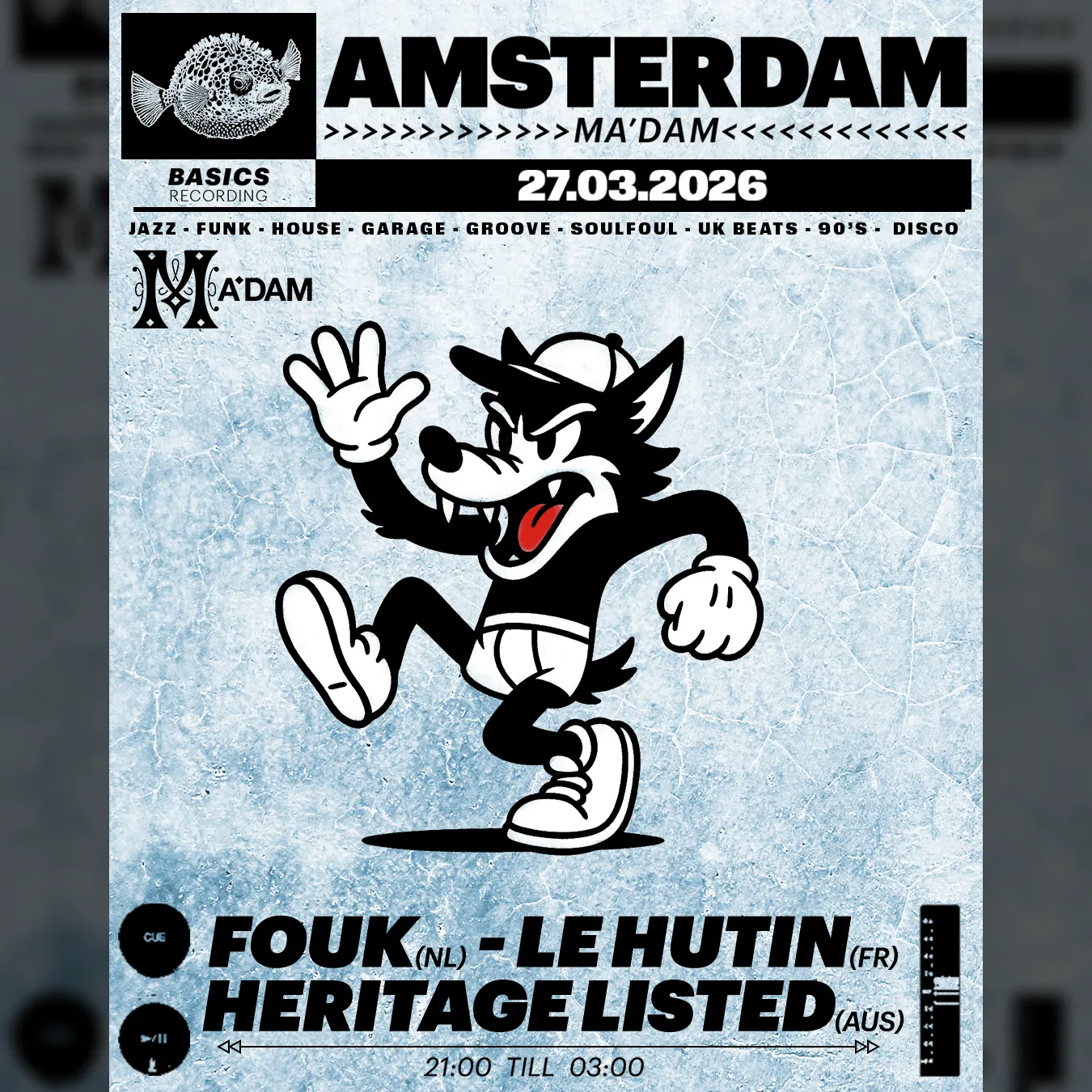 Madam by Night invites: Basics Recording