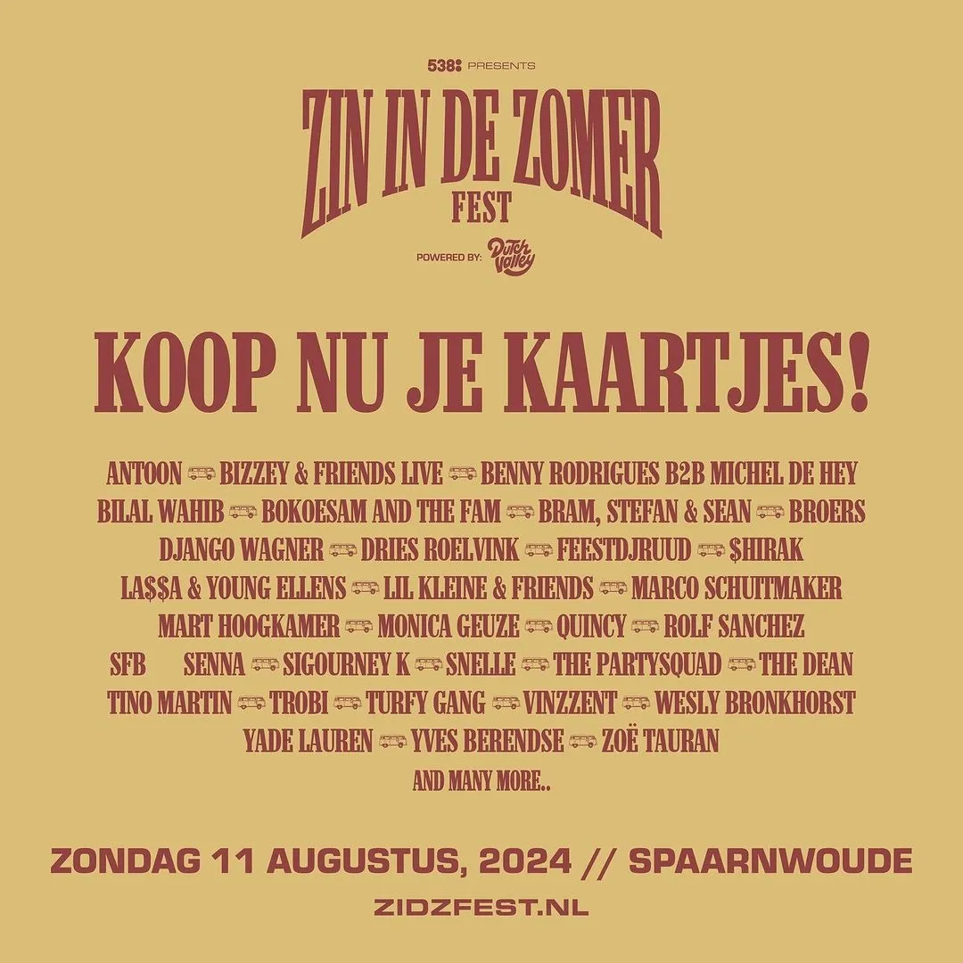 Zin In De Zomer Fest