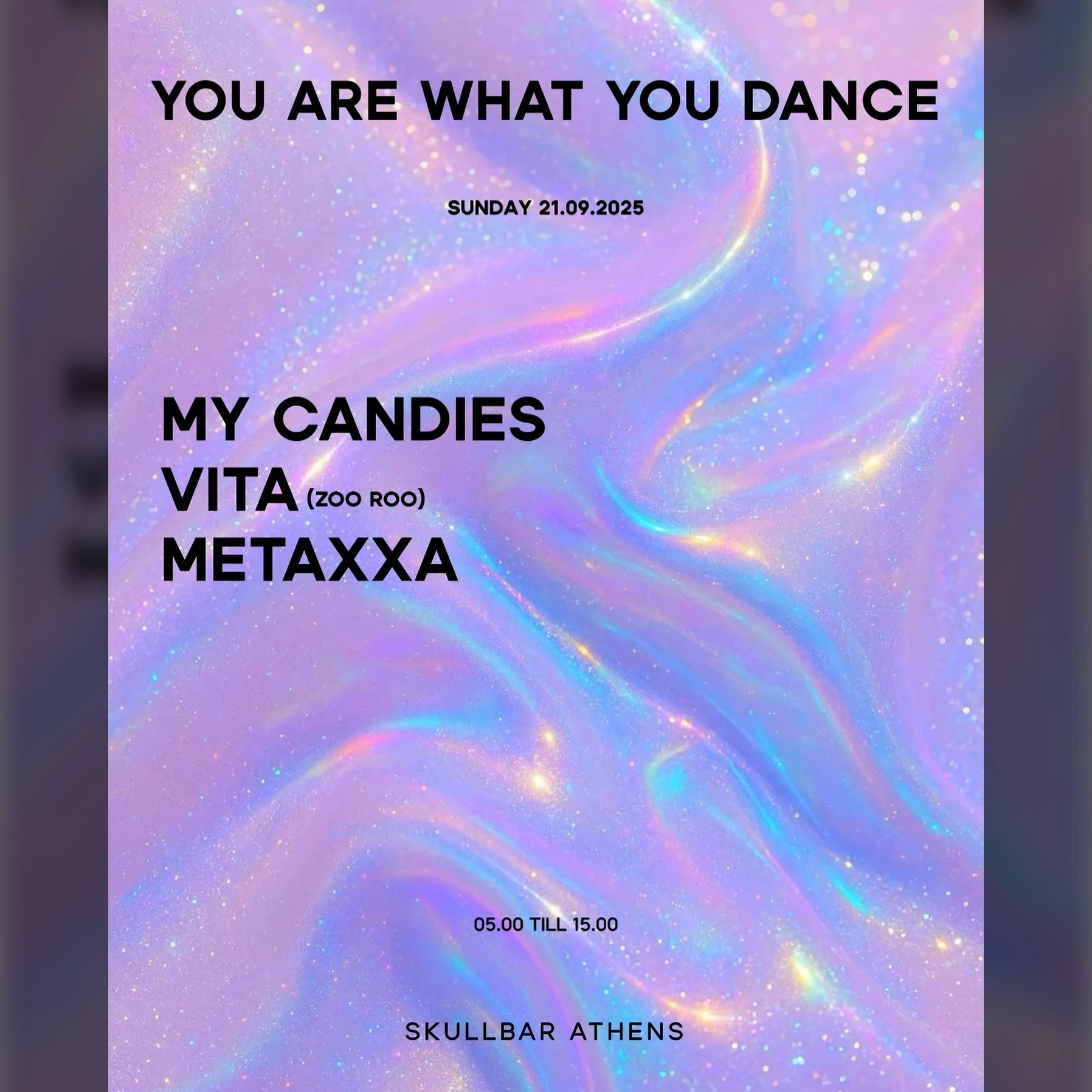 YOU ARE WHAT YOU DANCE