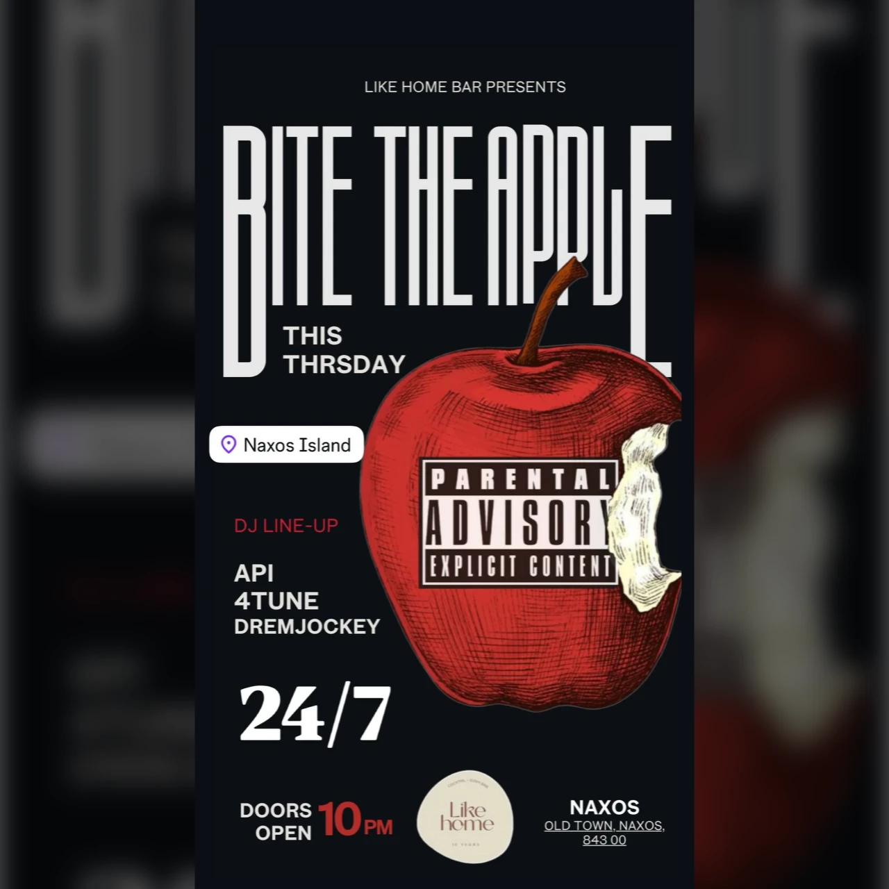 BITE THE APPLE PARTY