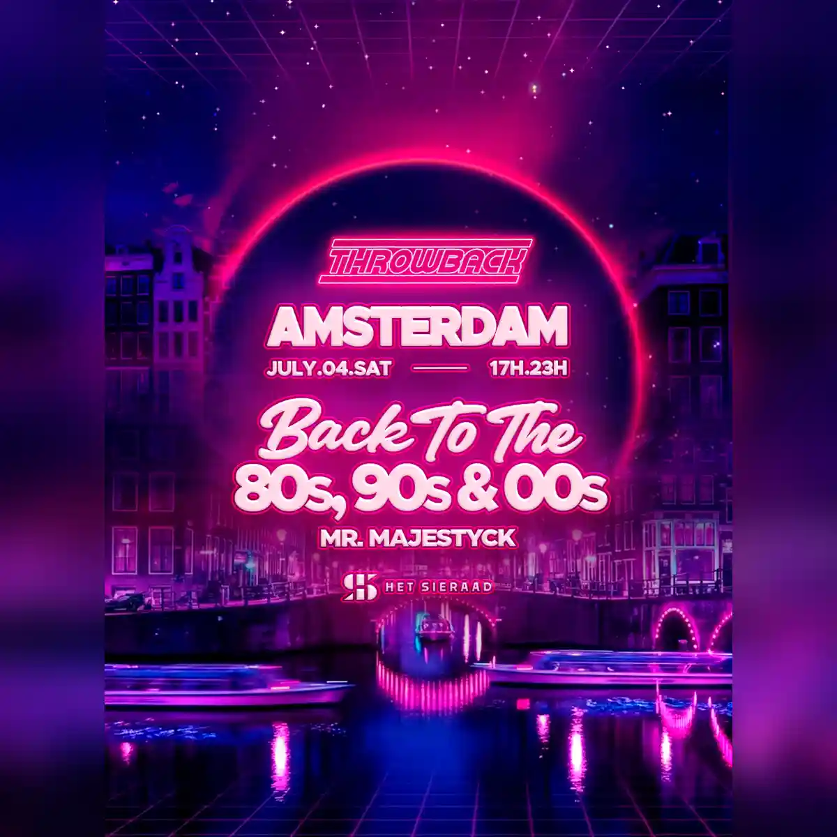 Throwback AMSTERDAM - Back to 80s, 90s & 00s