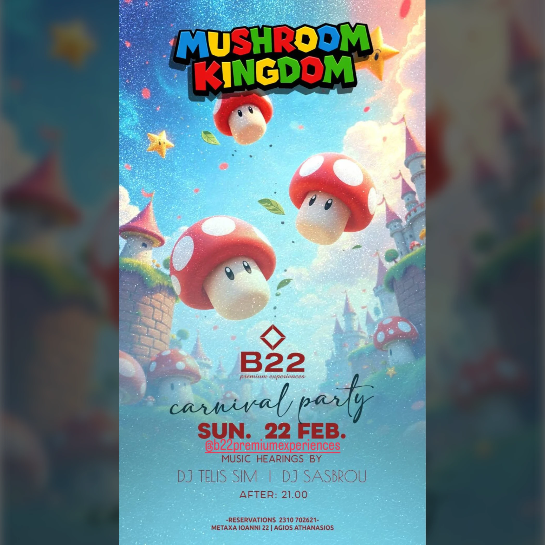 Mushroom Kingdom Carnival Party