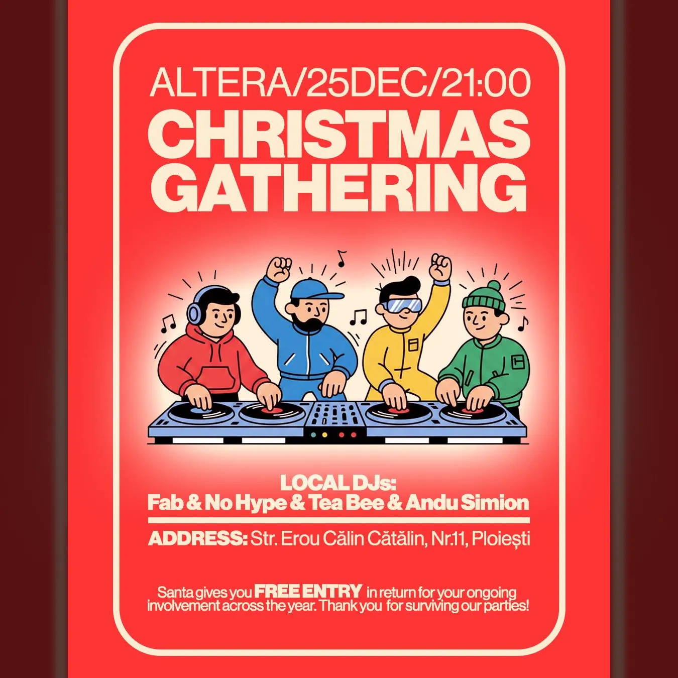 Christmas Gathering - Fab, No Hype, Tea Bee, Andu Simion